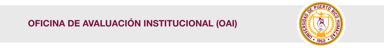 Cintillo de la Oficina de Avaluación Institucional