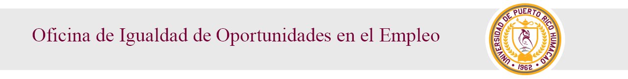 Cintillo de Oficina de Igualdad de Oportunidades en el Empleo