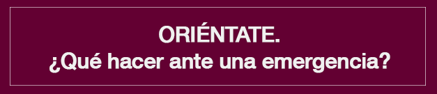 Botón para seleccionar página de emergencias.