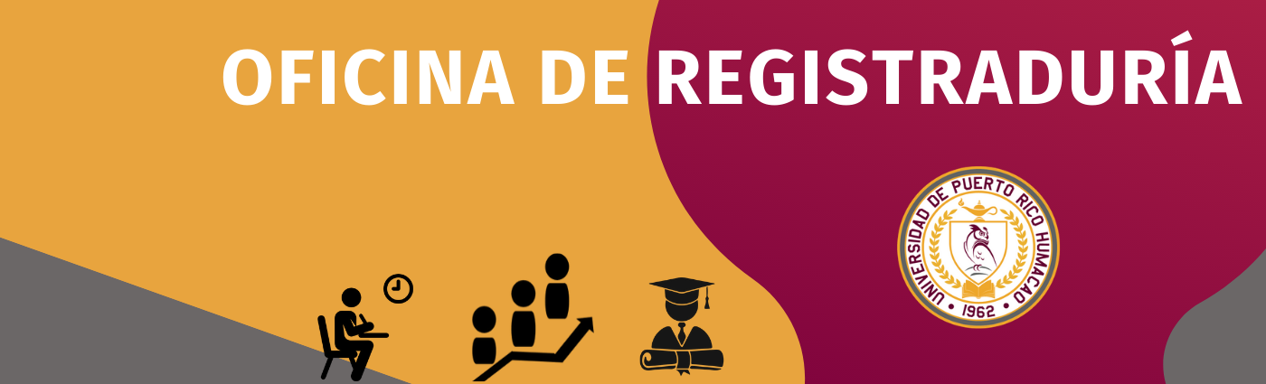 Pancarta de la Oficina de Registraduría.