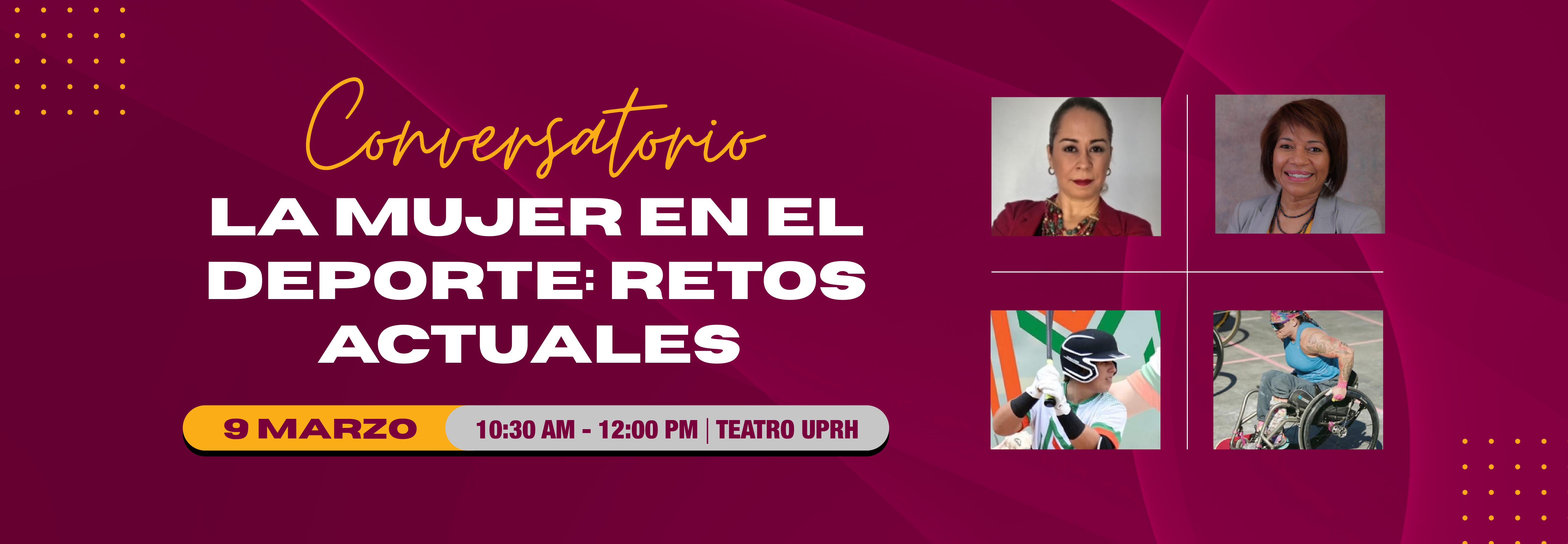 Conversatorio La mujer en el deporte